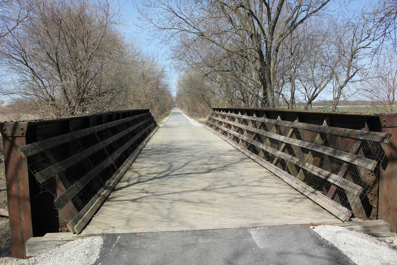 Looking west (railroad south)